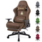 Gaming Stuhl Atmungsaktive Faux Wildleder Büro Stuhl Mit Fußstütze Stuhl Kopfstütze Ergonomischer Spiele Computer Stuhl Office Chair