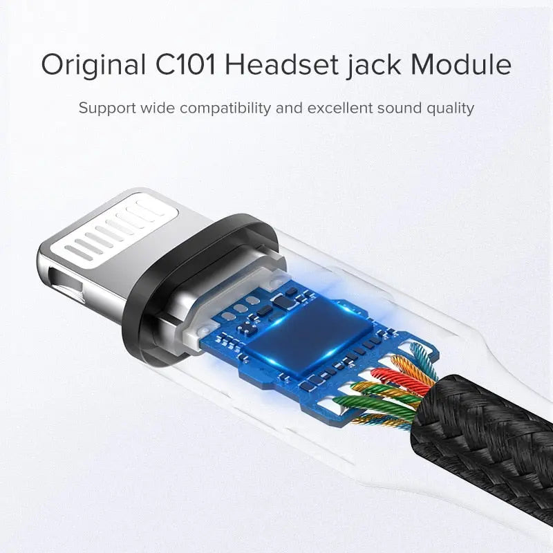 MFi Lightning to 3.5 mm Jack AUX Cable-003-PSTradings