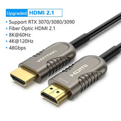 Tions 8K HDMI 2,1 Kabel 120Hz 48Gbps Fiber Optic HDMI Kabel Ultra High Speed HDR Earc Für HD Samsung LG TV Box PS5 Kabel HDMI