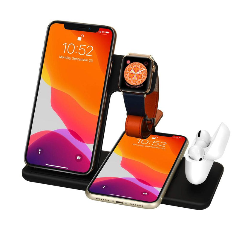 Foldable Fast Wireless Charger Stand For Phone and Watch