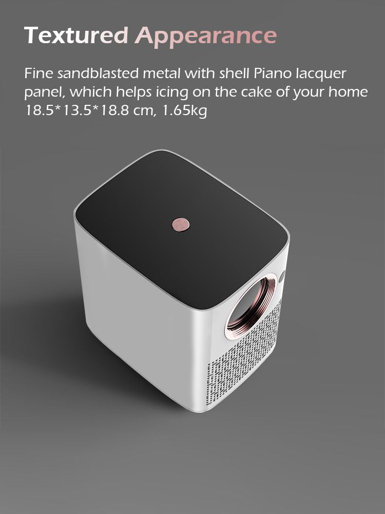 FMUSER Y3 250ANSI 1920x1080 Interactive Android 9.0 Full HD 1080p LED Projector; Dust Proof Portable WIFI Video Projetor Beamer