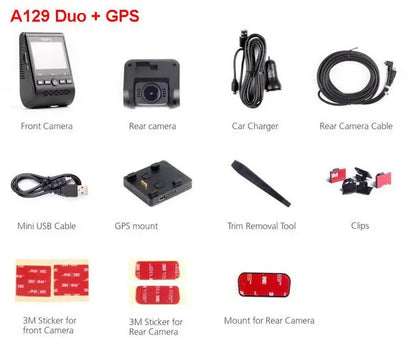 Dual Channel 5GHz WiFi Full HD Dashcam