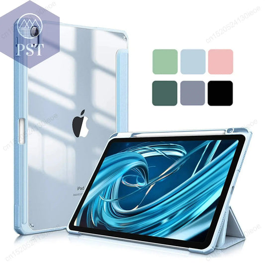 i Pad Hülle Case 10.2 9th 8th 7th 10 10th Generation Pro 11 13 2024 12.9 2022 Cover Pencil Holder Funda For iPad Air 5 4 10.9 Cases - PST PS Tradings
