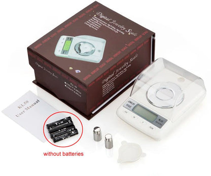 LCD Digital Jewelry Scales Precision Diamond Laboratory Weight Balance 100g/50g 0.001g  Medicinal Electronic Scale with USB cable