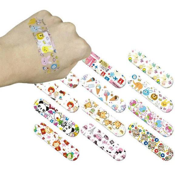 120pcs/set Cartoon Band Aid Dressing Strips Tape for First Aid Wound Plasters Patch Adhesive Bandages Kawaii Woundplast - PST PS Tradings