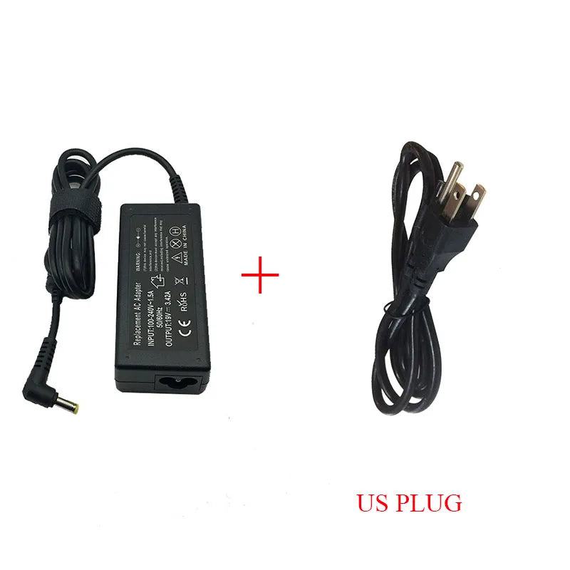 19V 3.42A 65W 5.5*1.7mm AC Laptop Charger Adapter For Acer Aspire 5315 5630 5735 5920 5535 5738 6920 6530G 7739Z Power Supply - PST PS Tradings