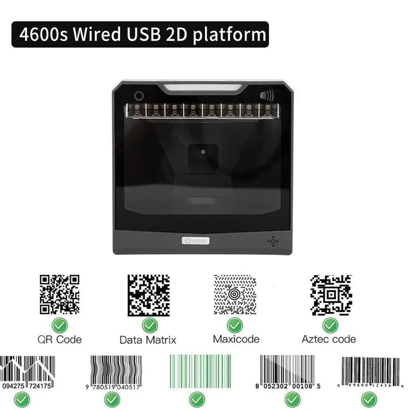 1D/2D  Supermarket Handhel  Barcode Bar  Code Scanner  Reader QR   PDF417 Bluetooth 2.4G Wireless &Wired USB Platform - PST PS Tradings