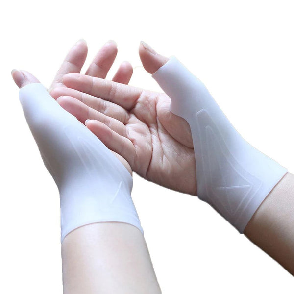 1pcs Silicone Gel Therapy Wrist Thumb Support Gloves Arthritis Pressure Corrector Gloves Carpal Tendonitis Protection Gloves - PST PS Tradings