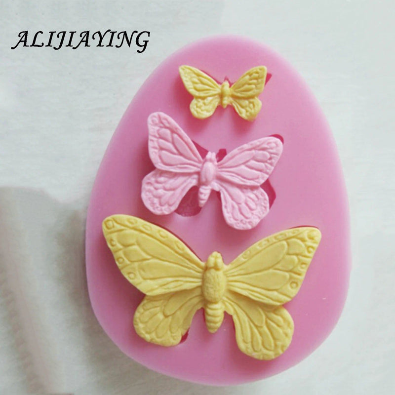 1Pcs Sugarcraft Butterfly Silicone molds fondant mold cake decorating tools chocolate moulds wedding decoration mould D0101 - PST PS Tradings