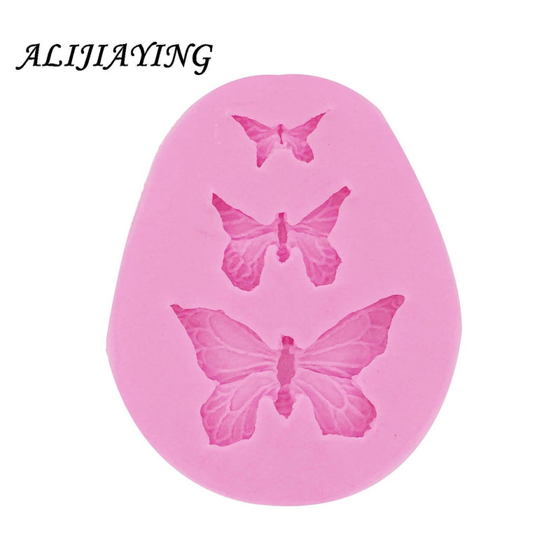 1Pcs Sugarcraft Butterfly Silicone molds fondant mold cake decorating tools chocolate moulds wedding decoration mould D0101 - PST PS Tradings