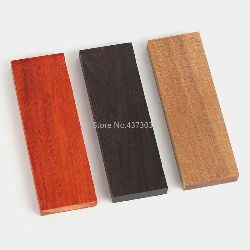 1piece DIY knife handle material Various kinds of wood for handicraft materials 120x40x10mm