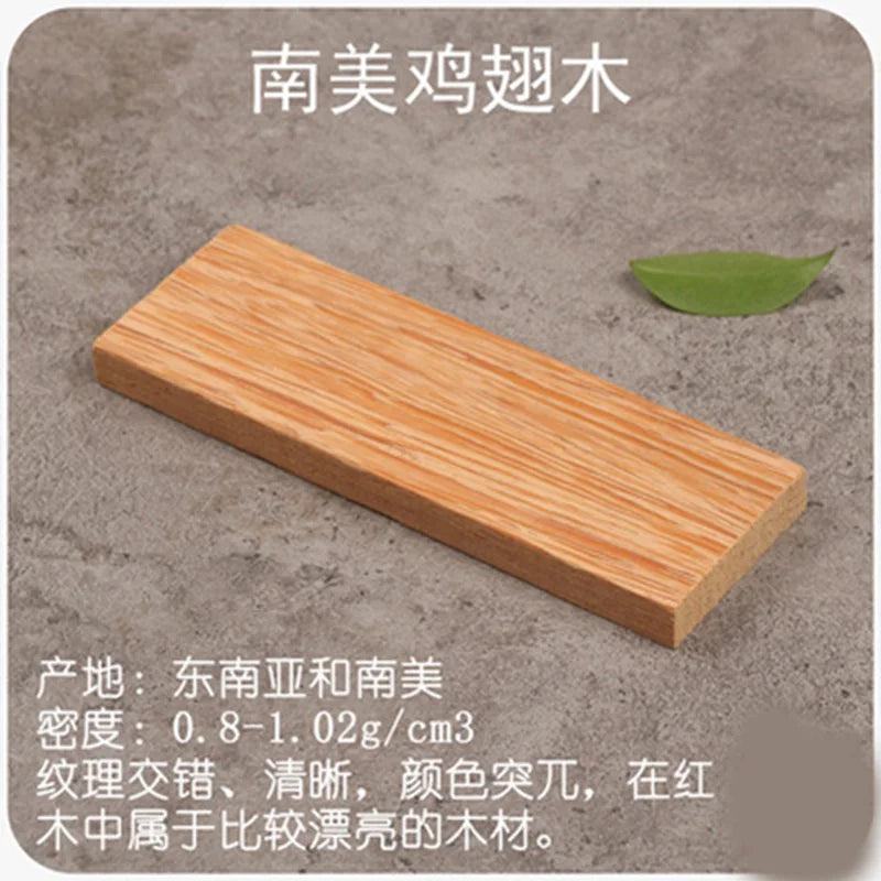 1piece DIY knife handle material Various kinds of wood for handicraft materials 120x40x10mm