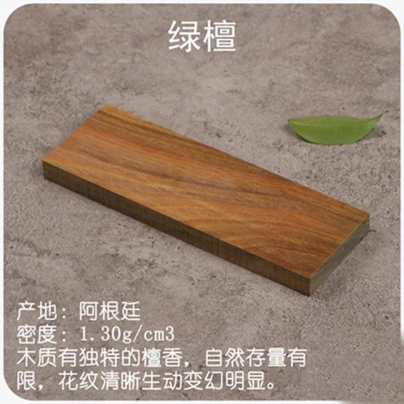 1piece DIY knife handle material Various kinds of wood for handicraft materials 120x40x10mm