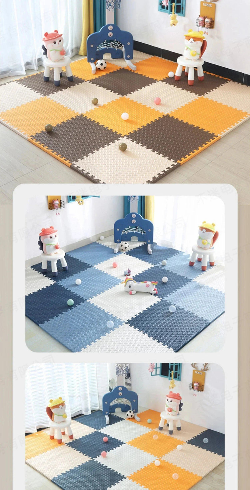 2.5CM Thick 30×30 Solid Color Baby Children's Room Game Mat Carpet Playing Activity Gym Mat Puzzle Environmental Protection Mat - PST PS Tradings