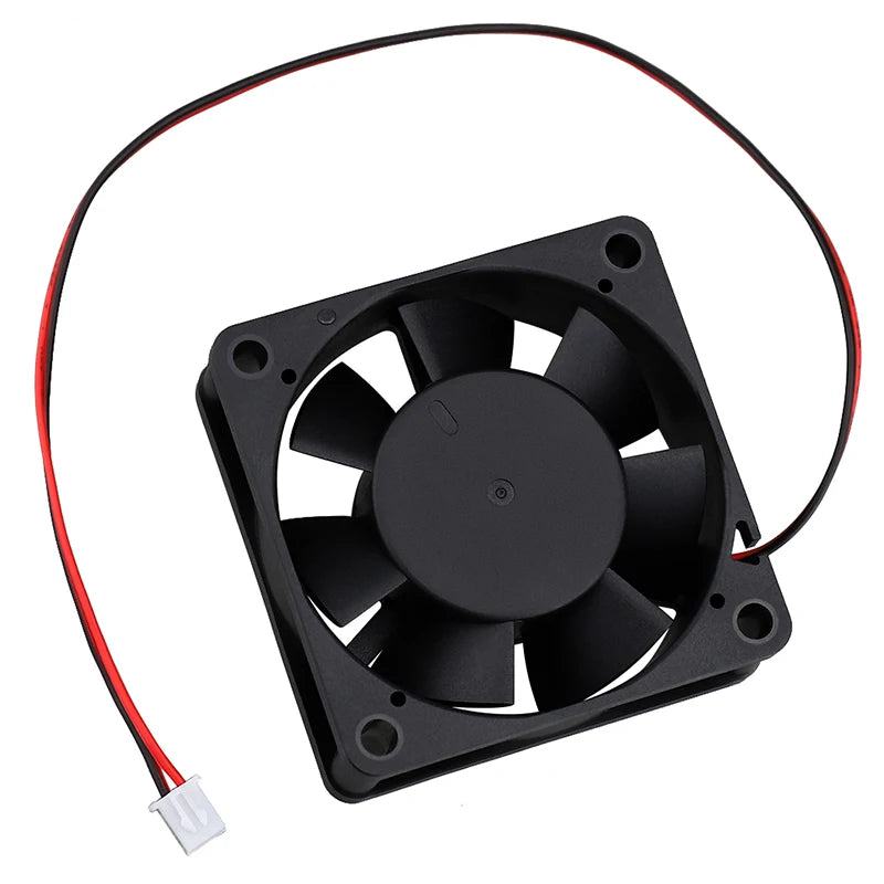 2 Pcs Gdstime 60x60x20mm 6020 12V 24V Dual Ball 3D Printer Cooler Fan 60mmx20mm Brushless Machine Equipment DC Motor Cooling Fan - PST PS Tradings