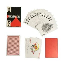 2 PCS/Lot Baccarat Texas Hold'em Plastic Playing Cards wear-resistant Waterproof Poker Card Board Bridge Poker Game Yernea - PST PS Tradings