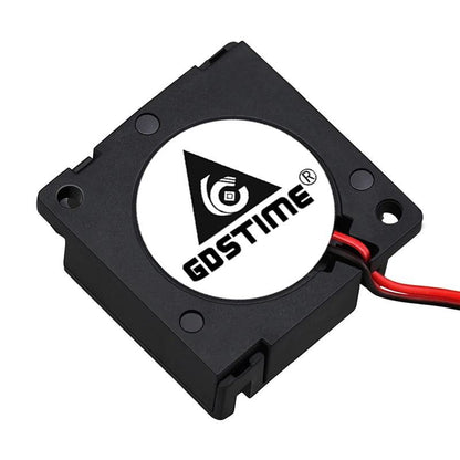 2 Pieces Gdstime DC 5V 12V 24V 30x30x10mm Sleeve Dual Ball 1 inch Small Mini Blower Cooling Fan 30mm x 10mm 3cm 3010 3D Printer