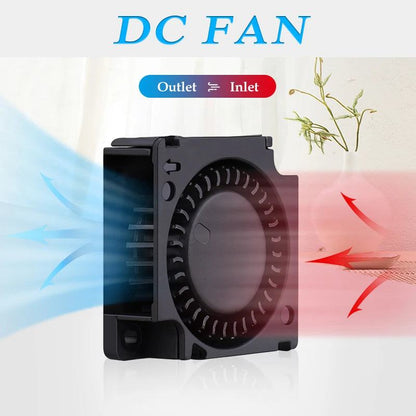 2 Pieces Gdstime DC 5V 12V 24V 30x30x10mm Sleeve Dual Ball 1 inch Small Mini Blower Cooling Fan 30mm x 10mm 3cm 3010 3D Printer