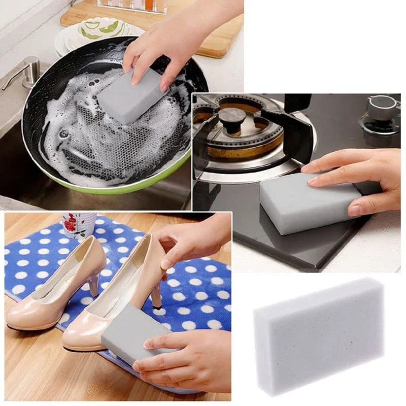 20/40/100 PCS Magic Compressed Sponge Eraser Cleaner Kitchen Accessory Tool Melamine Sponge Dish Washing Brush Cleaning - PST PS Tradings