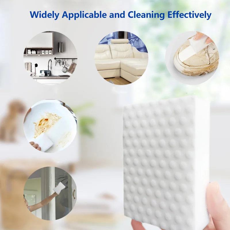 20/40/100 PCS Magic Compressed Sponge Eraser Cleaner Kitchen Accessory Tool Melamine Sponge Dish Washing Brush Cleaning - PST PS Tradings