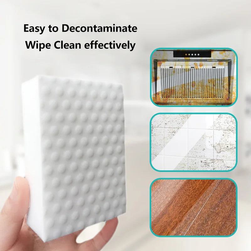 20/40/100 PCS Magic Compressed Sponge Eraser Cleaner Kitchen Accessory Tool Melamine Sponge Dish Washing Brush Cleaning - PST PS Tradings