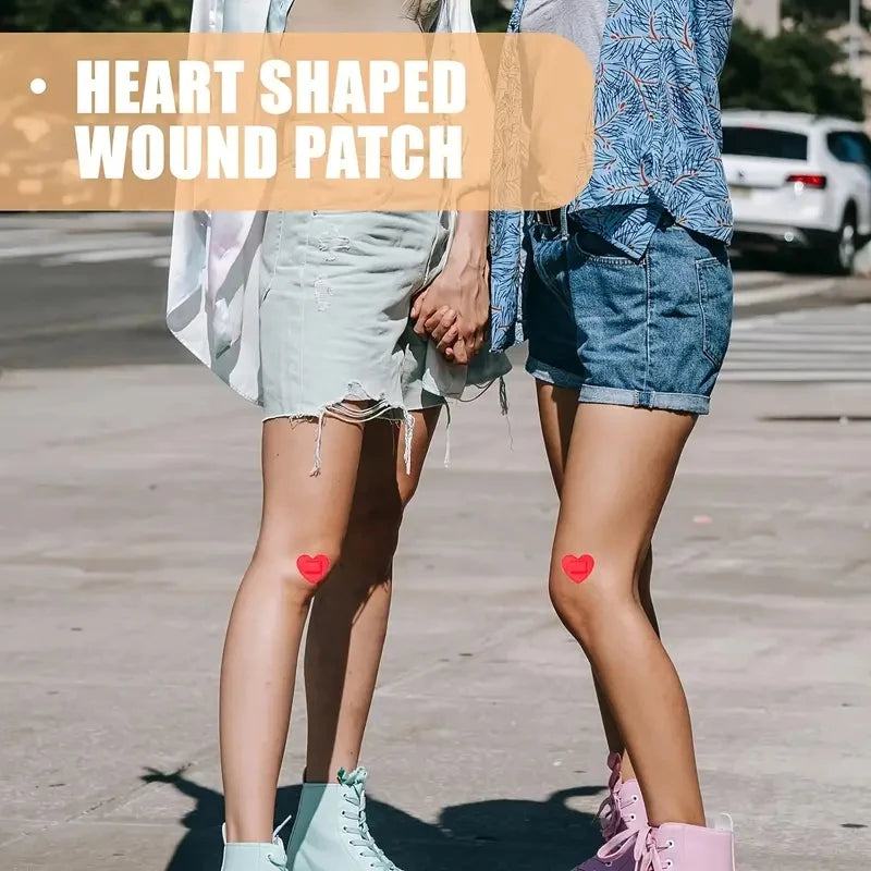 20pcs Heart-Shaped Self-Adhesive Wound Protector - Protects And Heals Wounds With Love - PST PS Tradings