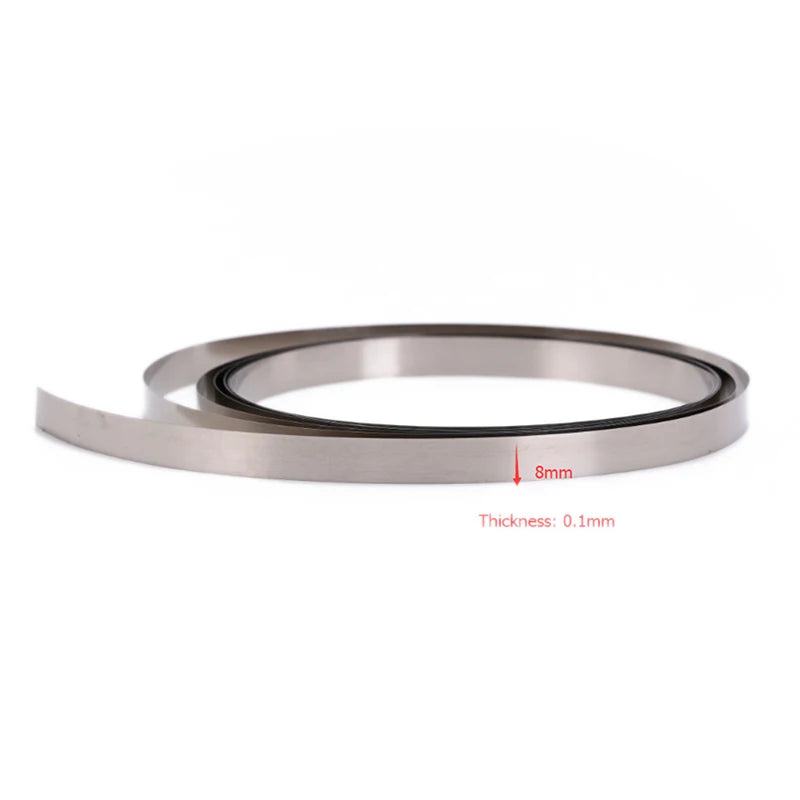 2M 8mm x 0.1/0.12/0.15 Nickel Plated Strip Tape For Li 18650 Battery Spot Welding Compatible For Spot Welder Machine