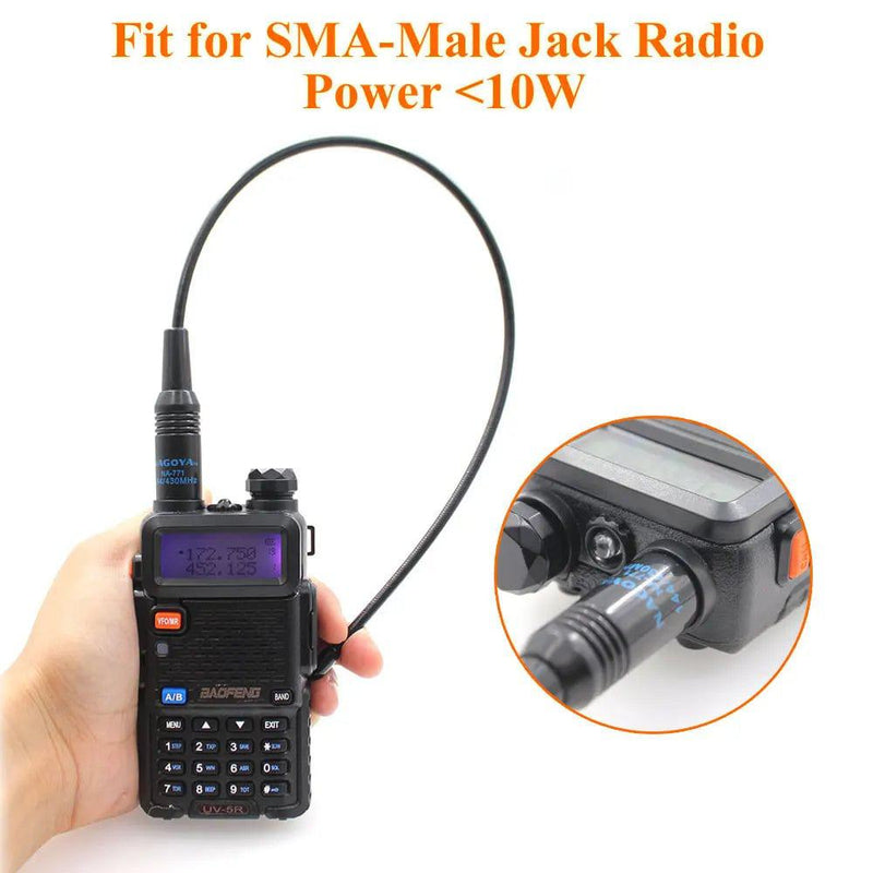 2PCS NAGOYA NA-771 SMA Female SMA-F Dual Wide Band Flexible Antenna VHF/UHF 144/430MHz Two Way Radio  BAOFENG UV-5R BF-888S