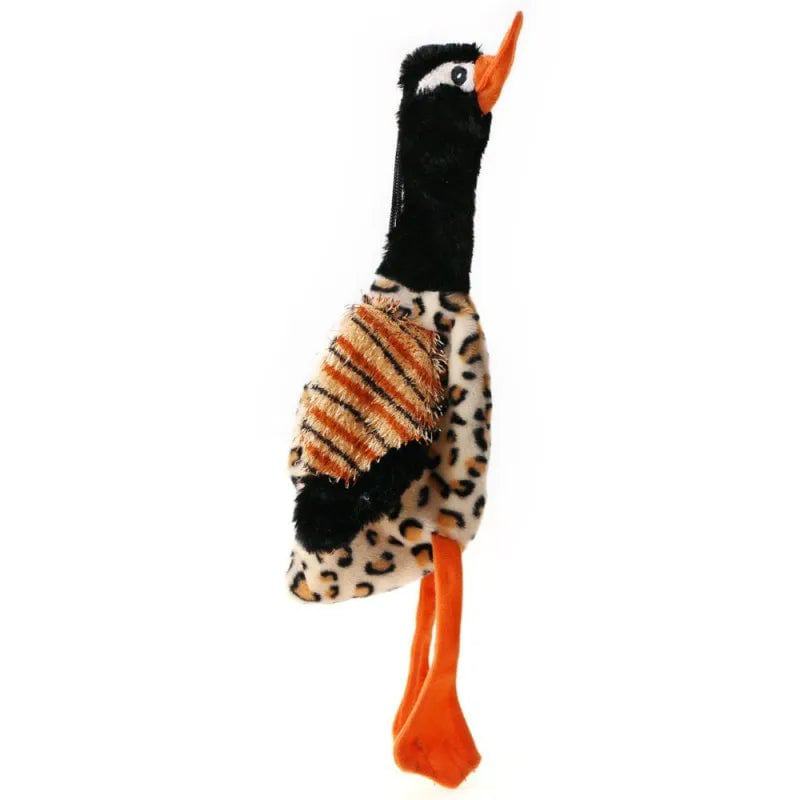 30*9cm Interesting Squeak Plush Pet Dog Toy Duck Bird Stuffing Free Puppy Interactive Cleaning Tooth Dog Chew Rope Toys - PST PS Tradings