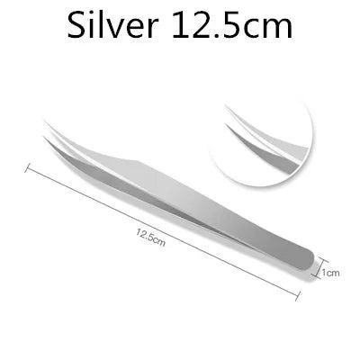 30cm Stainless Steel Kitchen & Bar Tweezer Food Tongs Kitchen Cooking Medical Tweezers Bar Tool - PST PS Tradings