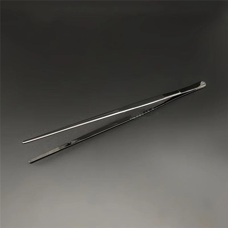 30cm Stainless Steel Kitchen & Bar Tweezer Food Tongs Kitchen Cooking Medical Tweezers Bar Tool - PST PS Tradings