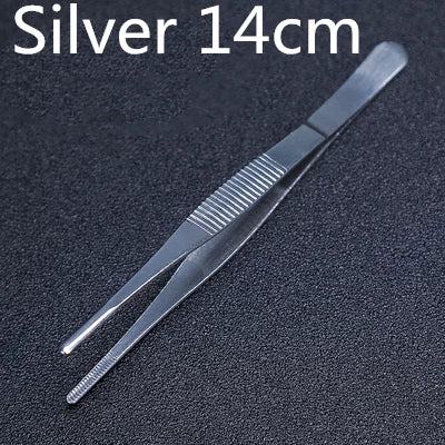 30cm Stainless Steel Kitchen & Bar Tweezer Food Tongs Kitchen Cooking Medical Tweezers Bar Tool - PST PS Tradings