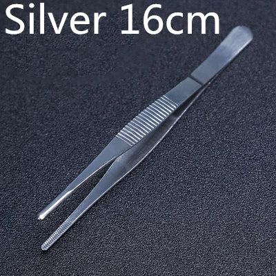 30cm Stainless Steel Kitchen & Bar Tweezer Food Tongs Kitchen Cooking Medical Tweezers Bar Tool - PST PS Tradings