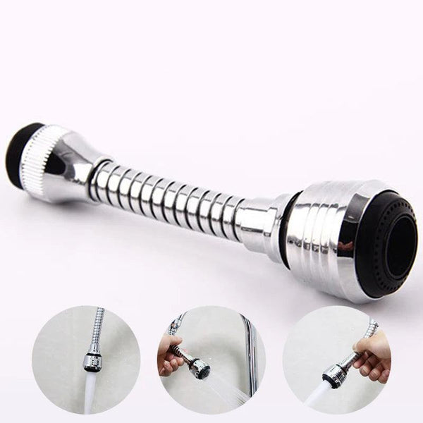 360 Degree Adjustment Kitchen Faucet Extension Tube Bathroom Extension Water Tap Water Filter Foam Kitchen Faucet Accessories - PST PS Tradings