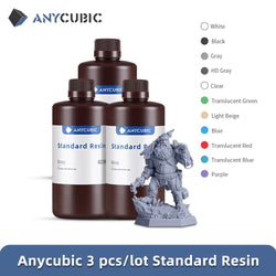 3kg ANYCUBIC Standard UV Resin For Photon 3D Printer Photon Printing Material Figurine Models LCD UV Sensitive Normal Liquid