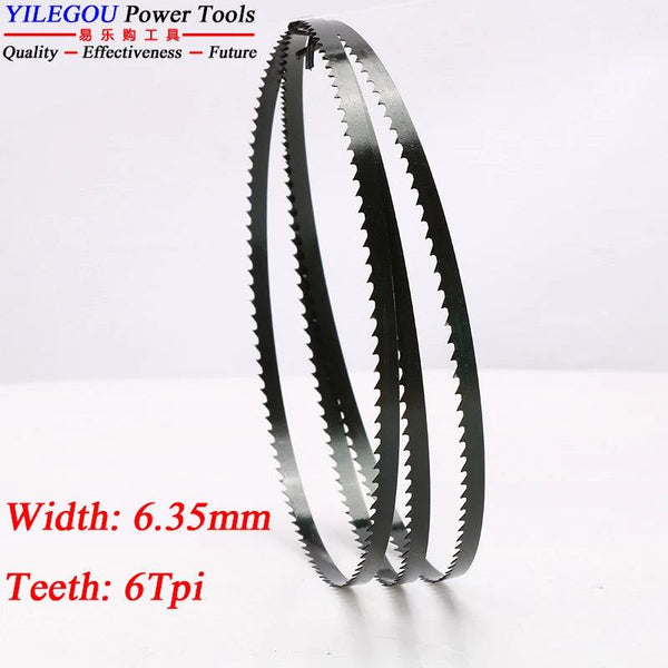 3Pcs 8" 9" 10" Band Saw Blades. 1400 1425 1570 1750mm Woodworking Bandsaw Blade 6, 14Tpi  Cutting Curve. 3 6.35 9.5mm Saw Blades