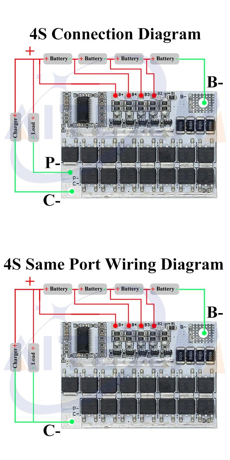 3S/4S/5S BMS 12V 16.8V 21V 18V 3.7V 100A Li-ion LMO Ternary Lithium Battery Protection Circuit Board Li-Polymer Balance Charging - PST PS Tradings  PST PS Tradings