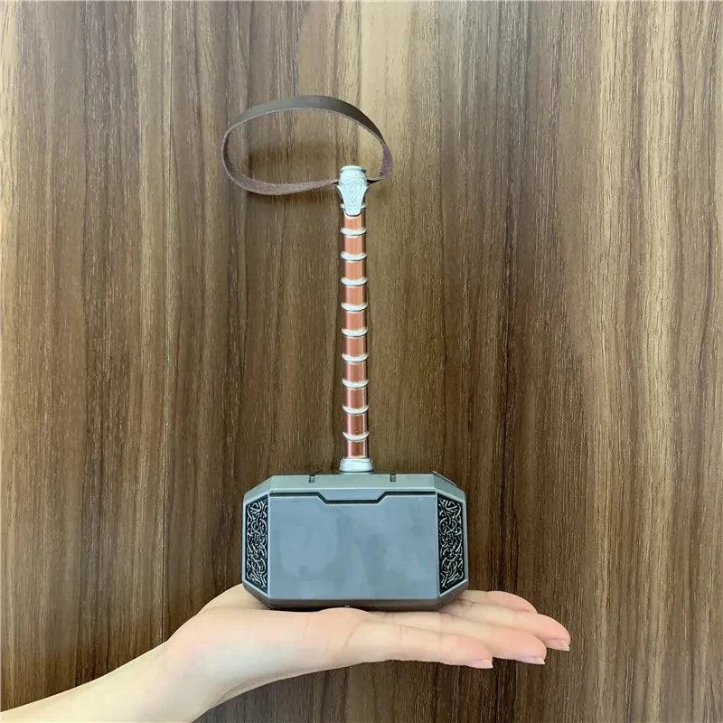 44cm Thor's Hammer Cosplay 1:1 Thunder Hammer Weapons Model Kids Gift Avengers Superhero Role Playing Captain America Iron Man