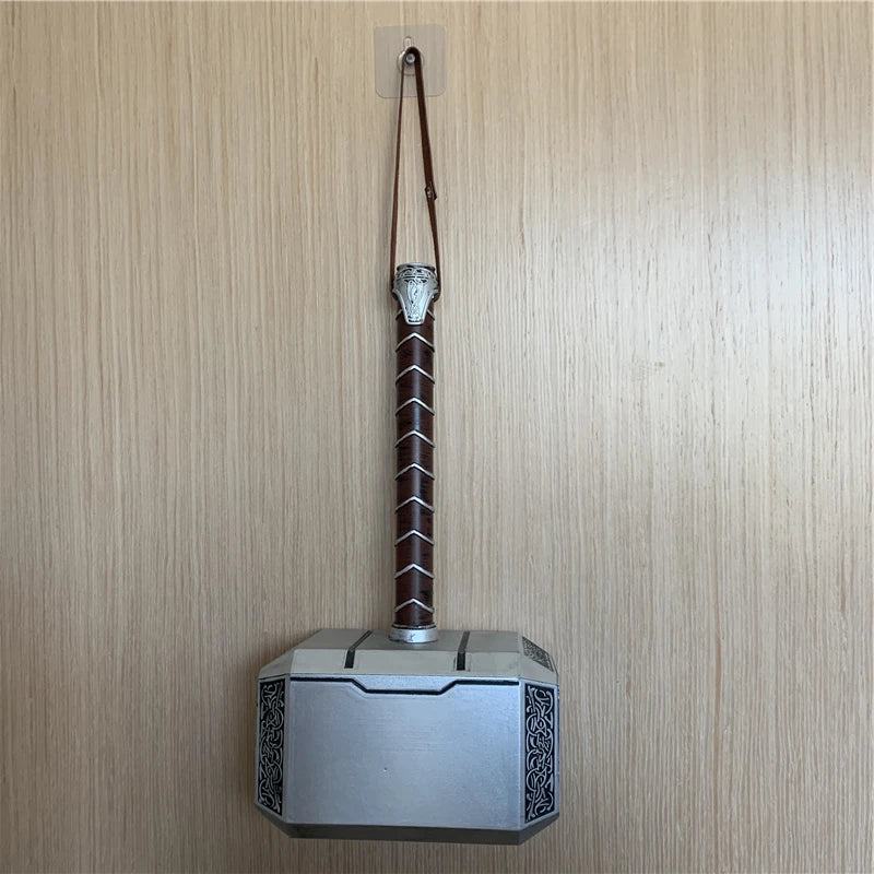 44cm Thor's Hammer Cosplay 1:1 Thunder Hammer Weapons Model Kids Gift Avengers Superhero Role Playing Captain America Iron Man