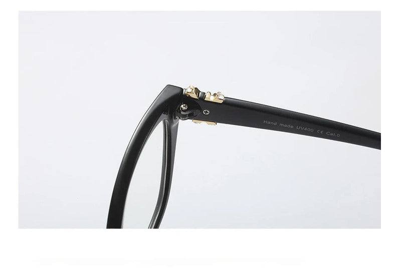 45605 Cat Eye Glasses Frames Women Rhinestone Decoration Styles Optical Fashion Computer Glasses