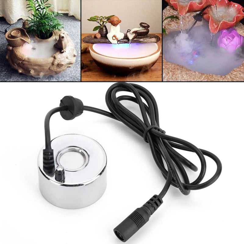 45mm Ultrasonic Mini Humidifier Mist Maker Fogger Water Fountain Pond Atomizer Nebulizer Head Air Humidifier EU Plug For Home - PST PS Tradings