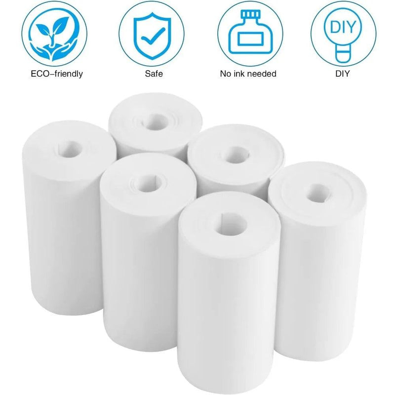 5/10/15/20 57*25mm Thermal Paper White Children Camera Instant Print Kids Camera Printing Paper Replacement Accessories Parts - PST PS Tradings