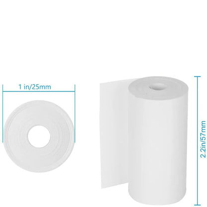 5/10/15/20 57*25mm Thermal Paper White Children Camera Instant Print Kids Camera Printing Paper Replacement Accessories Parts - PST PS Tradings