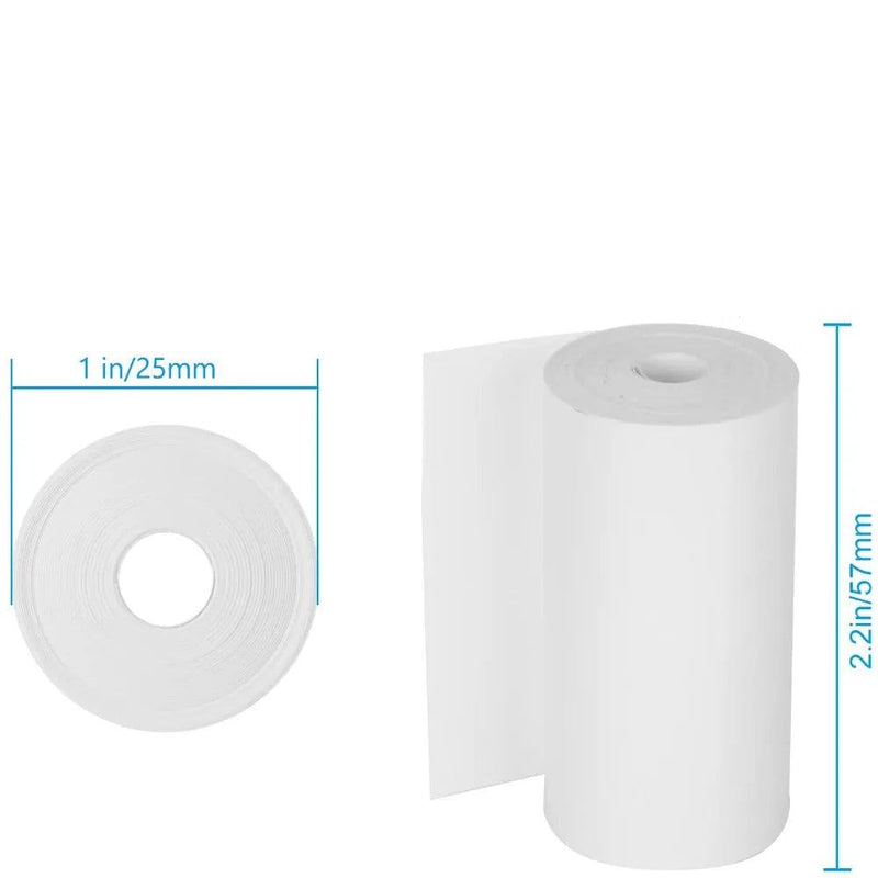 5/10/15/20 57*25mm Thermal Paper White Children Camera Instant Print Kids Camera Printing Paper Replacement Accessories Parts - PST PS Tradings