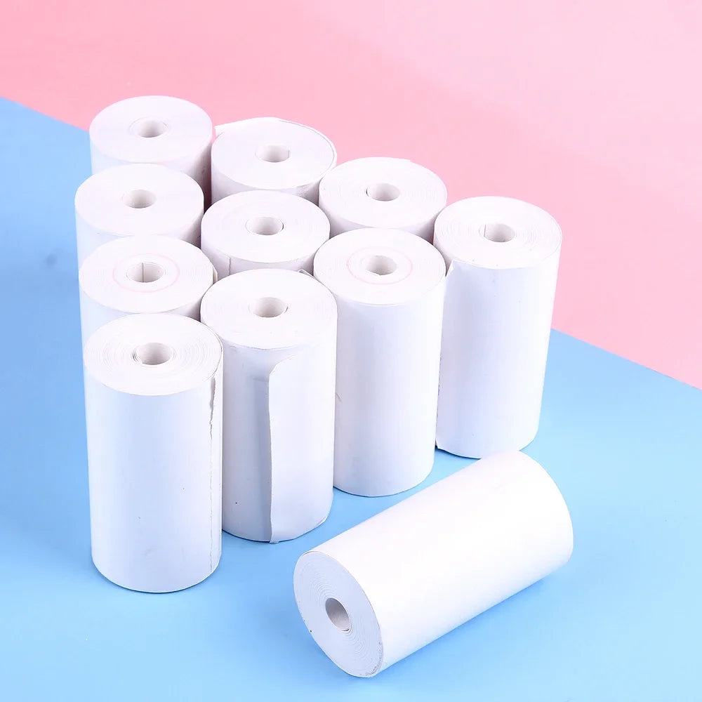 5/10/15/20 57*25mm Thermal Paper White Children Camera Instant Print Kids Camera Printing Paper Replacement Accessories Parts - PST PS Tradings