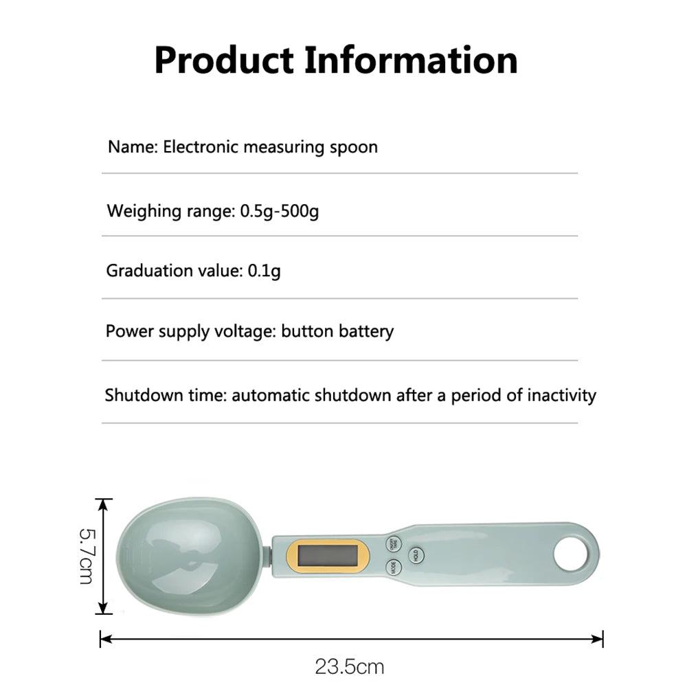 500g/0.1g LCD Display Digital Kitchen Measuring Spoon Electronic Digital Spoon Scale Mini Kitchen Scales Baking Supplies - PST PS Tradings