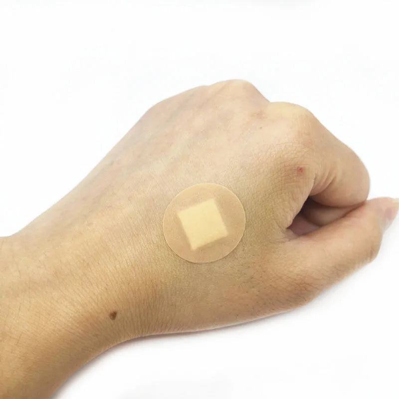 50pcs/set Transparent Non-transparent Band Aid Round Wound Dressing Patch First Aid Sticking Plaster Circle Adhesive Bandages - PST PS Tradings