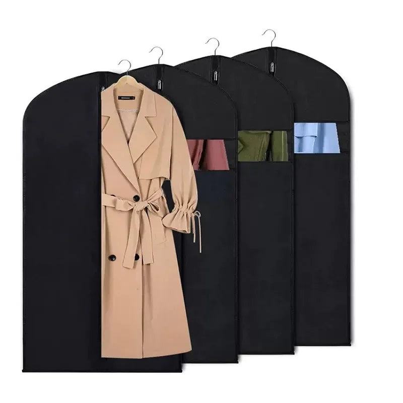 5PCS Dustproof Clothing Covers Waterproof Clothes Dust Cover Coat Suit Dress Protector Hanging Garment Bags Closet Organizer - PST PS Tradings