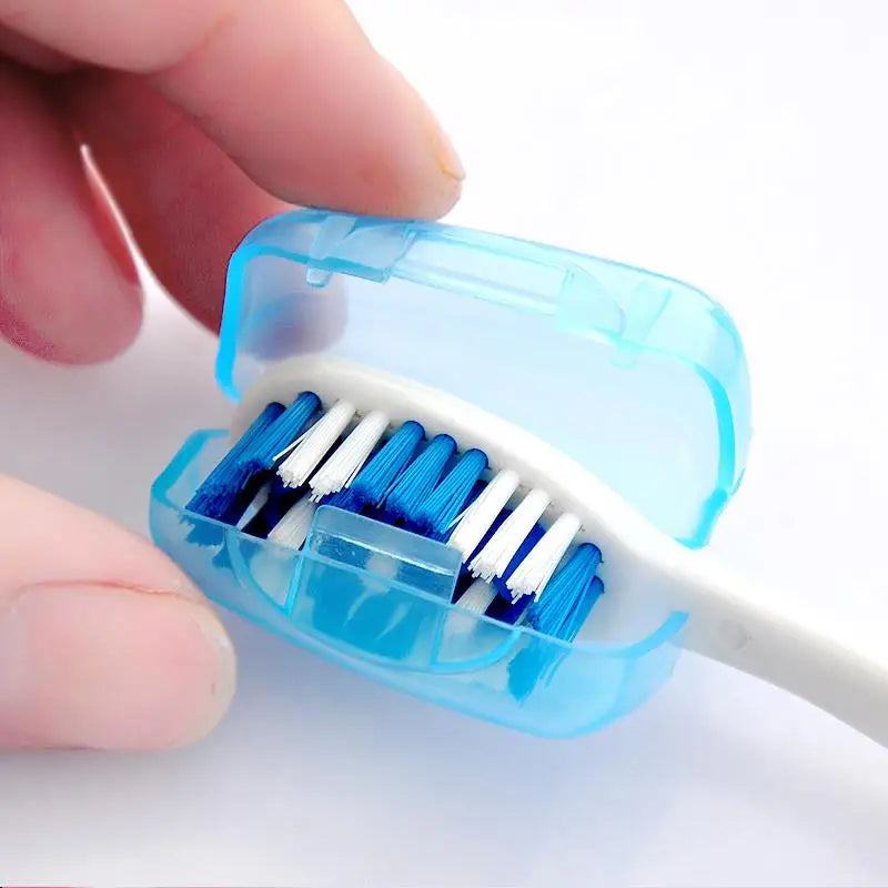 5Pcs/set Portable Toothbrush Cover Holder Travel Hiking Camping Brush Cap Case YKS Health Germproof Toothbrushes Protector - PST PS Tradings