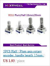 5pcs WH148 B1K B2K B5K B10K B20K B50K B100K B500K 3Pin 15mm Shaft Amplifier Dual Stereo Potentiometer 1K 2K 5K 10K 50K 100K 500K - PST PS Tradings